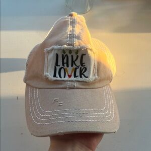 David and Young Beige lake lover hat